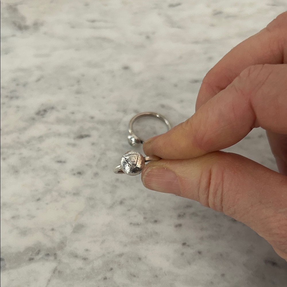 Chic Silver Ring Duo - image 4